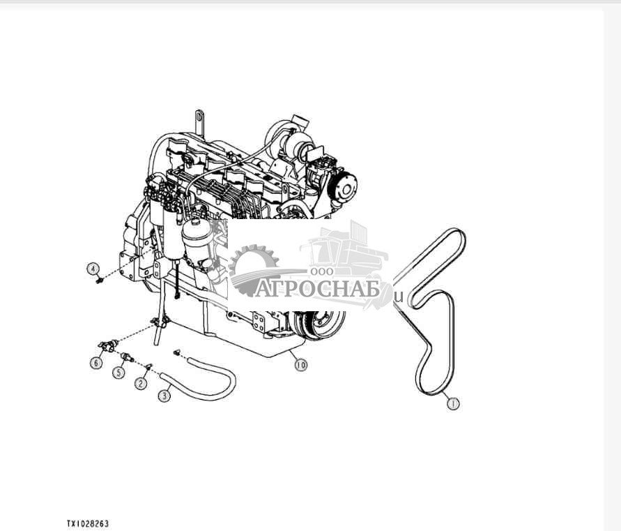 Engine and Oil Drain System 